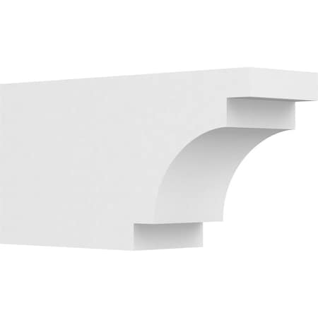 Ekena Millwork Standard Mediterranean Architectural Grade PVC Rafter Tail, 6"W X 10"H X 20"L RFTP06X10X20MED